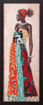 Африканская красавица. Набор для вышивки. Чаривна мить (Б-704) - Вышивка крестиком и бисером - Овца Рукодельница
