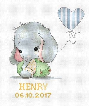 Набір для вишивання Luca-S B1135 Baby - Вишивка хрестиком і бісером - Овечка Рукодільниця