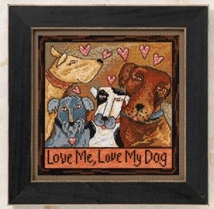 Любишь меня, люби мою собаку. Набор для вышивания крестом. Mill Hill (ST150103) - Вышивка крестиком и бисером - Овца Рукодельница