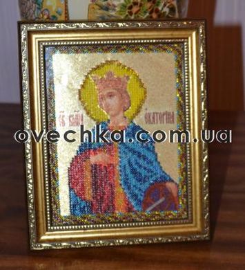 Іменна ікона "Св. Катерина" - Вишивка хрестиком і бісером - Овечка Рукодільниця