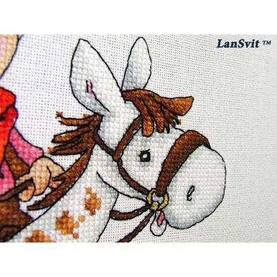 Набор для вышивания ЛанСвіт Покоритель прерий Д-040 - Вышивка крестиком и бисером - Овца Рукодельница