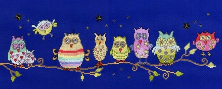 Owl Fun. Набір для вишивання хрестом. Bothy Threads (XJR10) - Вишивка хрестиком і бісером - Овечка Рукодільниця