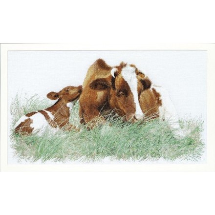 Набір для вишивання хрестиком Red Cow Linen Thea Gouverneur 449 - Вышивка крестиком и бисером - Овца Рукодельница