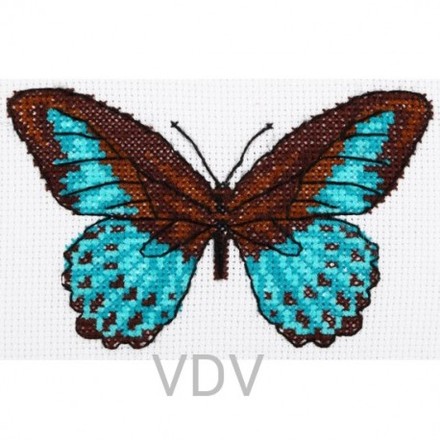 Метелик Набір для вишивання нитками VDV М-0218-S - Вышивка крестиком и бисером - Овца Рукодельница