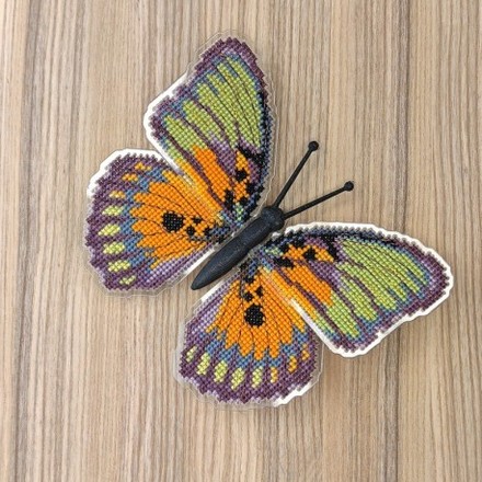 Euphaedra Edwardsi. Метелик Набір для вишивання хрестиком ArtInspirate BUT-63 - Вишивка хрестиком і бісером - Овечка Рукодільниця
