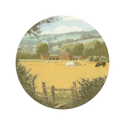Buttercup Meadow. Набор для вышивания крестом. Heritage (H273) - Вышивка крестиком и бисером - Овца Рукодельница