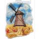 Вітряк Набір для вишивки хрестиком на пластиковій канві Alisena 8078а