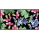 Набір для вишивки нитками Барвиста Вишиванка заготовки пошитого клатча Цвіт шипшини, дзвіночки КЛ184лЧ1301i