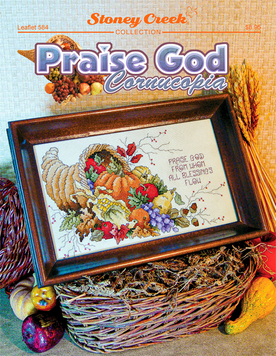 LFT584 Схема "Praise God Cornucopia" Stoney Creek - Вишивка хрестиком і бісером - Овечка Рукодільниця