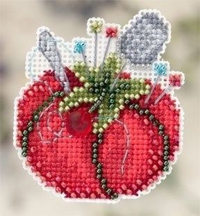 Tomato Pincushion / Голка Помідор Mill Hill Набір для вишивання хрестиком MH182104 - Вишивка хрестиком і бісером - Овечка Рукодільниця