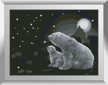 Набір для малювання каменями алмазний живопис Dream Art Велика ведмедиця (квадратні, повна) 31259D - Вишивка хрестиком і бісером - Овечка Рукодільниця