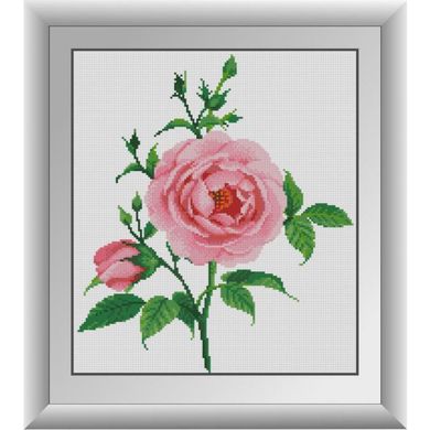 Ніжна троянда. Dream Art (30476D) - Вишивка хрестиком і бісером - Овечка Рукодільниця