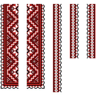 Заготовка дитячої сорочки на 1-3 років Старовинний орнамент для вишивки бісером СД008кМ28нн