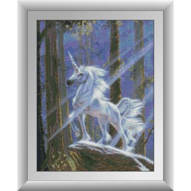 Единорог в лесу. Dream Art (30621D) - Вышивка крестиком и бисером - Овца Рукодельница