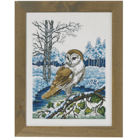 Набір для вишивання "Сипуха (Barn owl)" PERMIN - Вышивка крестиком и бисером - Овца Рукодельница