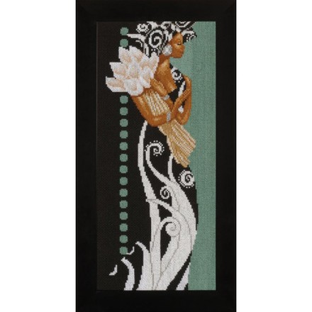 Набор для вышивания Lanarte PN-0008187 Африканка с цветами - Вишивка хрестиком і бісером - Овечка Рукодільниця