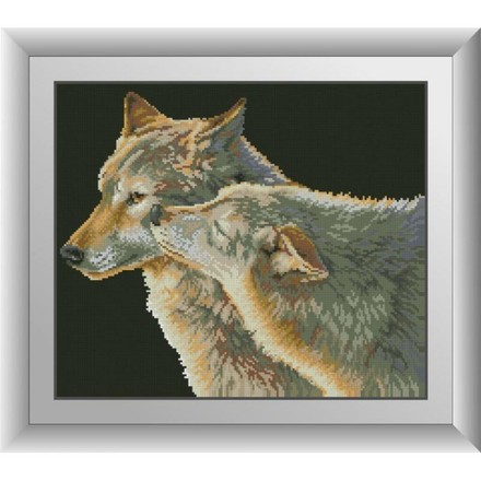 Поцелуй волка. Dream Art (30222D) - Вышивка крестиком и бисером - Овца Рукодельница