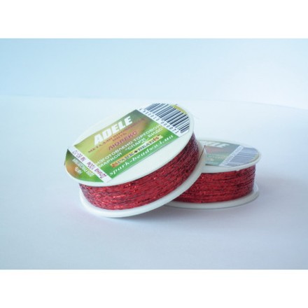 Металлизированная нить плоская Люрекс Адель 80-10 красный 100м - Вышивка крестиком и бисером - Овца Рукодельница