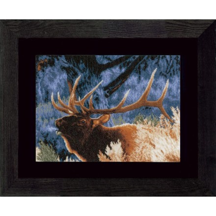 Набор для вышивания Lanarte Red Deer at Dawn Благородный олень на закате PN-0021833 - Вишивка хрестиком і бісером - Овечка Рукодільниця