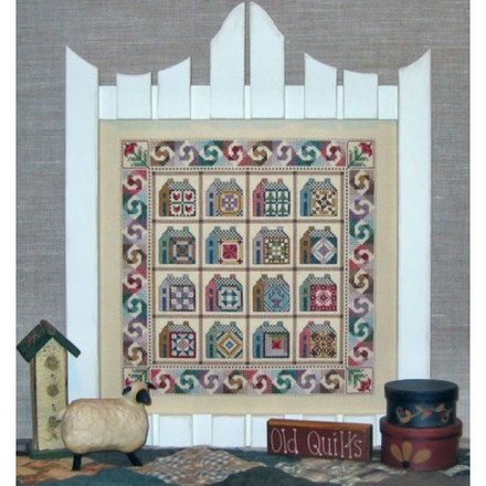 Схема для вышивки крестиком Neighborhood Quilts Linda Myers - Вишивка хрестиком і бісером - Овечка Рукодільниця