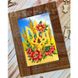 Тризуб у квітах (у рамці) Схема для вишивки бісером Biser-Art 10153008ба