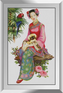 Прекрасна японка. Набір алмазний живопис. Dream Art (31573D) - Вишивка хрестиком і бісером - Овечка Рукодільниця