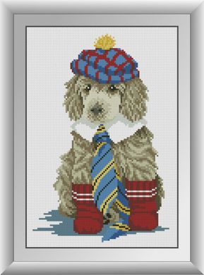 Стильный щенок. Набор для выкладки алмазной техникой. Dream Art (30751D) - Вышивка крестиком и бисером - Овца Рукодельница
