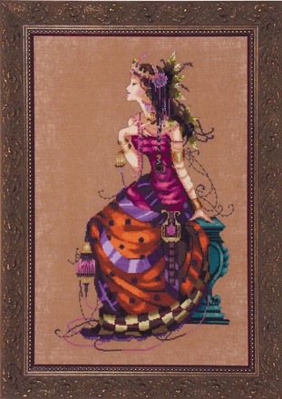 The Gypsy Queen Цыганская Королева. Схема вышивки крестом. Mirabilia Designs (MD142) - Вышивка крестиком и бисером - Овца Рукодельница