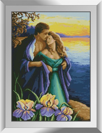 Закохані біля моря. Набір алмазний живопис. Dream Art (31524D) - Вишивка хрестиком і бісером - Овечка Рукодільниця
