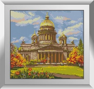 Набір для малювання каменями алмазний живопис Dream Art Ісакіївський собор (квадратні, повна) 31254D - Вишивка хрестиком і бісером - Овечка Рукодільниця