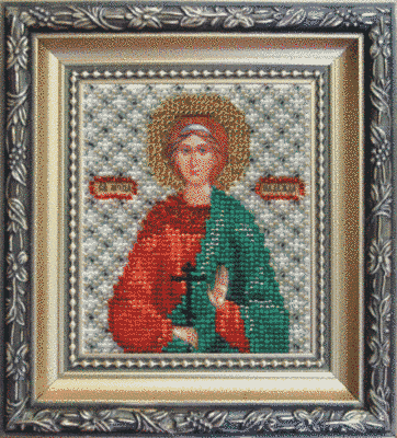Ікона святої мучениці Надії. Чарівна Мить (Б-1059) - Вишивка хрестиком і бісером - Овечка Рукодільниця