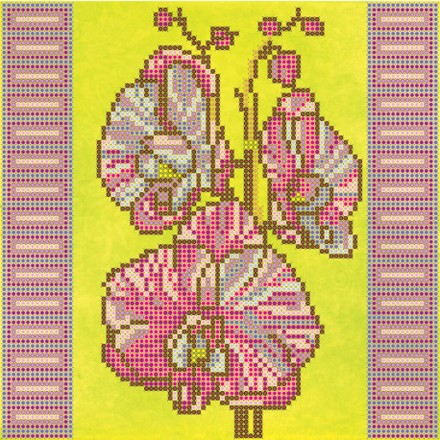 Орхидеи Схема для вышивки бисером Абрис Арт AC-034 - Вишивка хрестиком і бісером - Овечка Рукодільниця