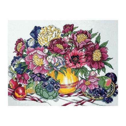 Набор для вышивания Design Works 9831 Floral Medley - Вышивка крестиком и бисером - Овца Рукодельница