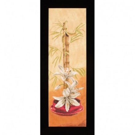 Набор для вышивания Lanarte L35026 Азиатские цветы - Вишивка хрестиком і бісером - Овечка Рукодільниця