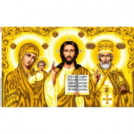 Іконостас (золотий) Схема для вишивки бісером Biser-Art 4020ба - Вишивка хрестиком і бісером - Овечка Рукодільниця
