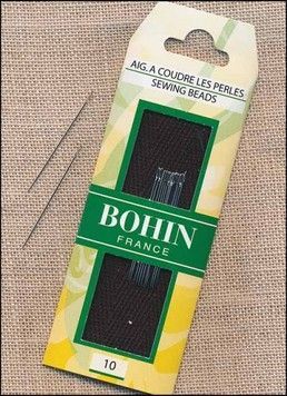 Набор бисерных игл Sewing Beads №10 (15шт)Bohin (Франция) 01124 - Вышивка крестиком и бисером - Овца Рукодельница