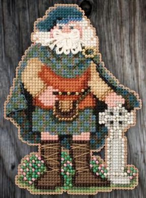 Scotland Santa/Шотландський Санта. Набір для вишивання. Mill Hill (MH205301) - Вишивка хрестиком і бісером - Овечка Рукодільниця