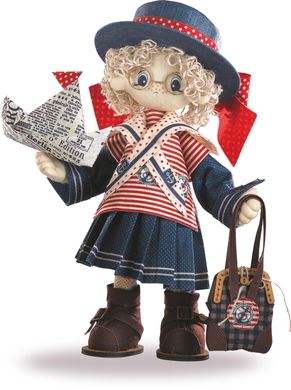 Бэкки. Текстильная каркасная кукла. Нова Слобода Креатив (К1030) - Вышивка крестиком и бисером - Овца Рукодельница