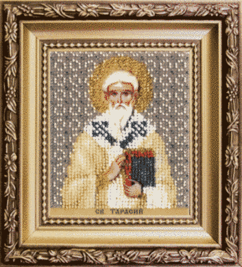 Икона святой Тарасий епископ Константинопольский. Набор для вышивки бисером. Чаривна мить (Б-1193) - Вышивка крестиком и бисером - Овца Рукодельница