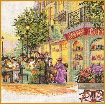 Набір для вишивання хрестом Classic Design Старе кафе 4363 - Вишивка хрестиком і бісером - Овечка Рукодільниця
