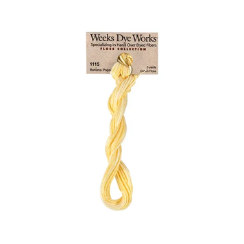 Муліне ручного фарбування Weeks Dye Works 1115 Banana