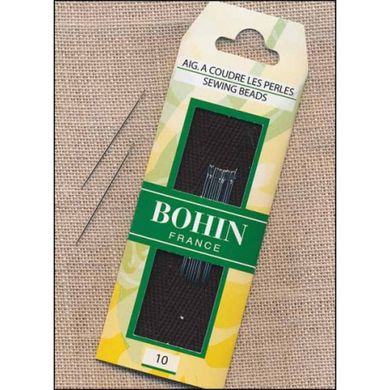 Набор бисерных игл Sewing Beads №10 (15шт)Bohin (Франция) 01124 - Вышивка крестиком и бисером - Овца Рукодельница