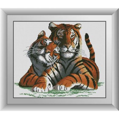 Настоящая любовь (тигры). Dream Art (30012D) - Вышивка крестиком и бисером - Овца Рукодельница