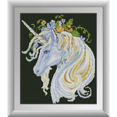 Единорог в цветах. Dream Art (30415D) - Вышивка крестиком и бисером - Овца Рукодельница