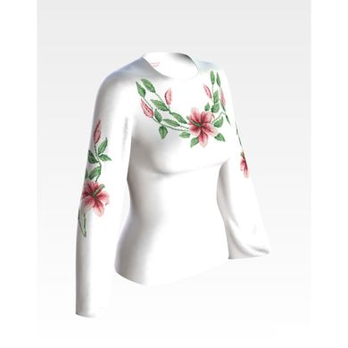 Набір для вишивки жіночої блузки бісером Лілеї БЖ002пБннннk - Вишивка хрестиком і бісером - Овечка Рукодільниця