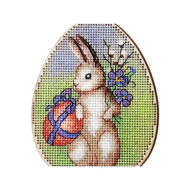 Пасхальна - кролик із підвіскою. Набір для вишивання хрестом. Alisena (5506-Б) - Вишивка хрестиком і бісером - Овечка Рукодільниця