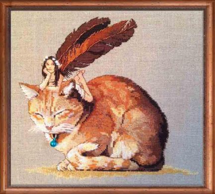 Fairycat/Сказочный кот. Набор для вышивания крестом. Nimue (152 К) - Вышивка крестиком и бисером - Овца Рукодельница