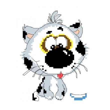 Удивленный кот Набор для вышивания крестом Світ можливостей 2104СМД - Вишивка хрестиком і бісером - Овечка Рукодільниця