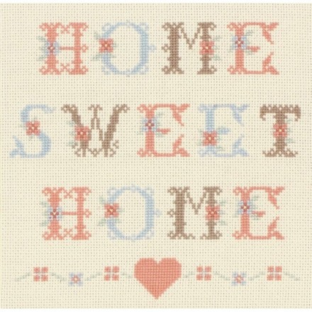 Набор для вышивания Anchor ACS16 Home Sweet Home/ Дом милый дом - Вышивка крестиком и бисером - Овца Рукодельница