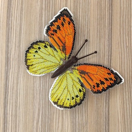 Hebomoia leucippe. Метелик Набір для вишивання хрестиком ArtInspirate BUT-18 - Вишивка хрестиком і бісером - Овечка Рукодільниця